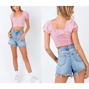 Abrand Venice shorts Venice 8/26 distressed raw hem